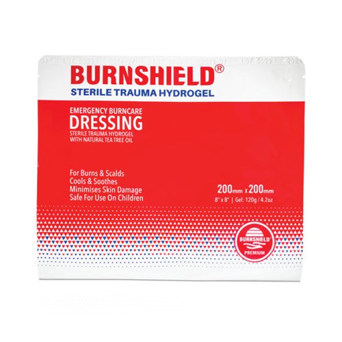 Burnshield Sterile Trauma Hydrogel 200 X 200mm Dressing