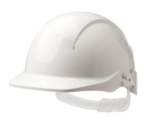 Centurion Concept Full Peak Slip Ratchet Helmet White 
