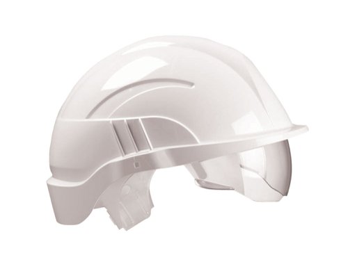 Centurion Vision Plus Safety Helmet Integrated Visor White 