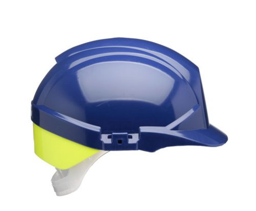 Centurion Reflex Safety Helmet Blue C / W Yellow Rear Flash Blue 