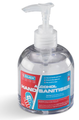Beeswift Alcohol Hand Sanitiser 300ml Clear 