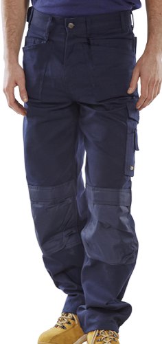 Beeswift Click Premium Trousers Multipurpose Holster Pockets Navy
