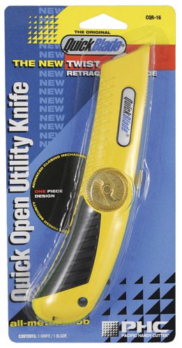 Quick Open Utility Knife  Yellow