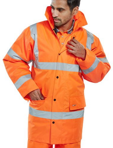 Beeswift Constuctor Traffic Jacket Orange Large (Pack 1) - CTJENGORL