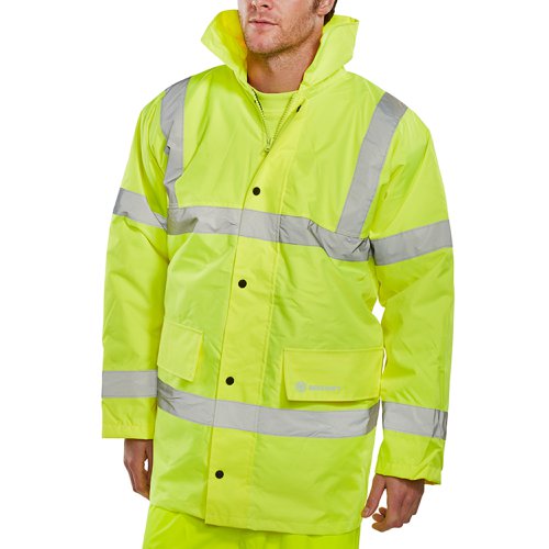 Beeswift High Visibility Constructor Jackets Saturn Yellow S