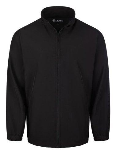 CLICK WORKWEAR UNISEX BLACK SOFTSHELL JACKET