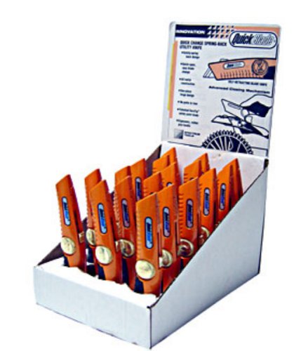 DBQBS-20 | Display Case with 18 Quick Blade Spring Back Knives