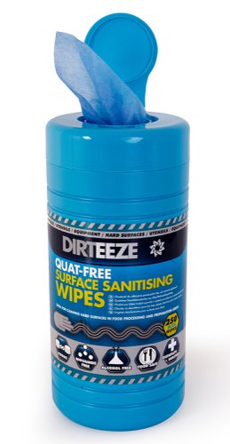 Dirteeze Anti-Bacterial Wipes (Jumbo Cannister) 
