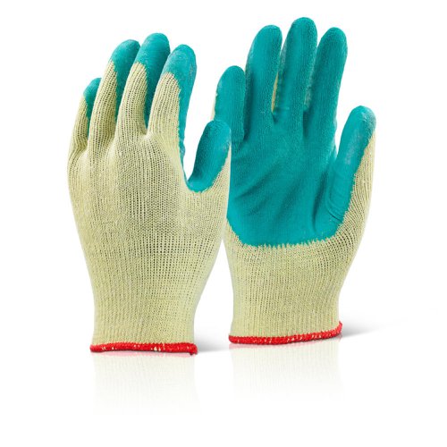 Beeswift Economy Grip Glove Green L (Box of 10)