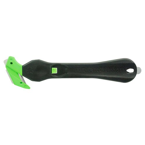 Klever Eco Xchange 35 Safety Cutter Black/Green Box 10