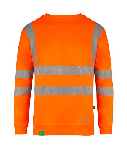 Envirowear Hi-Vis Sweatshirt Orange L