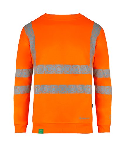 Envirowear Hi-Vis Sweatshirt Orange Xxl