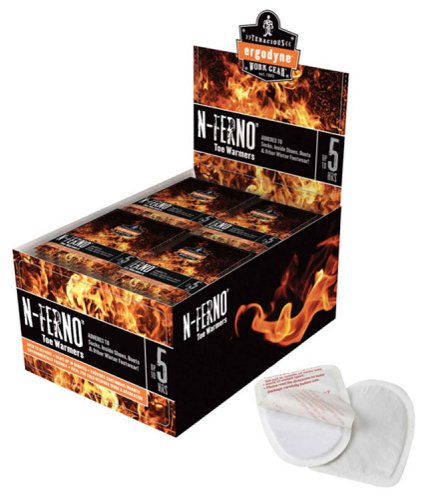 Ergodyne N-Ferno Toe Warming Packs White  (Box of 40)
