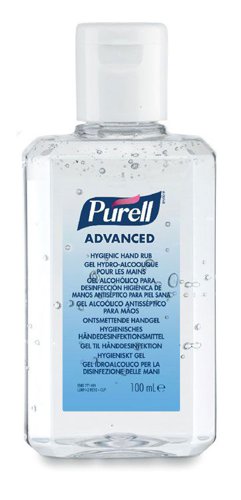 GJ9661-24 Go-Jo Purell Advanced Hygienic Hand Rub 24 X 100Ml