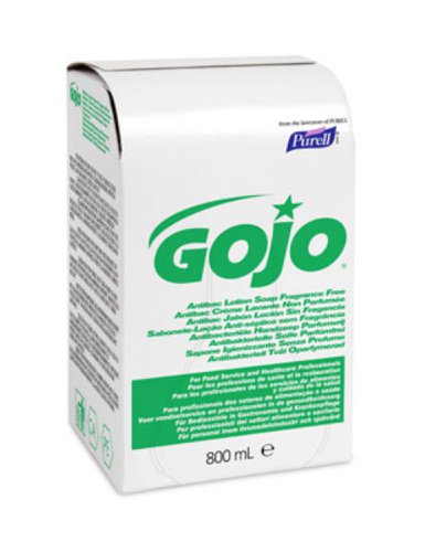 GoJo Antibac Soap 6X800ml Bag In Box Pack 6 Hand Soap, Creams & Lotions GJ9758-06