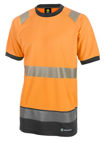 Hivis Two Tone S/S T Shirt Bscnt01