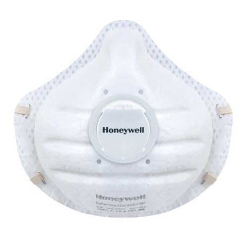 Honeywell Superone FFP2 White  (Box of 20) Respirators HW1013206
