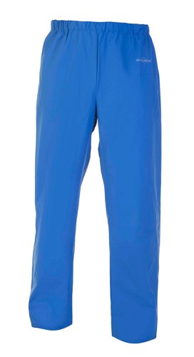 HYD014015RXL | Elasticated waist, Adjustable leg opening with press studs, Lightweight and durable, 170 gsm PU coated Polyester fabric, Multi use garment for agriculture, industrial and leisure, Conforms to EN343 Class 3 Water penetration, Conforms to EN343 Class 1 Breathability