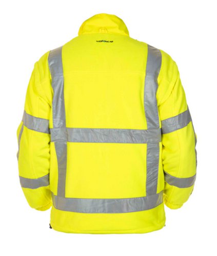 Hydrowear Franeker High Visibility Fleece Orange Saturn Yellow XL Jackets HYD04026FLSYXL