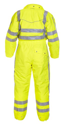 HYD072240SYXL Hydrowear Uelsen Simply No Sweat High Visibility Waterproof Winter Coverall Yellow XL