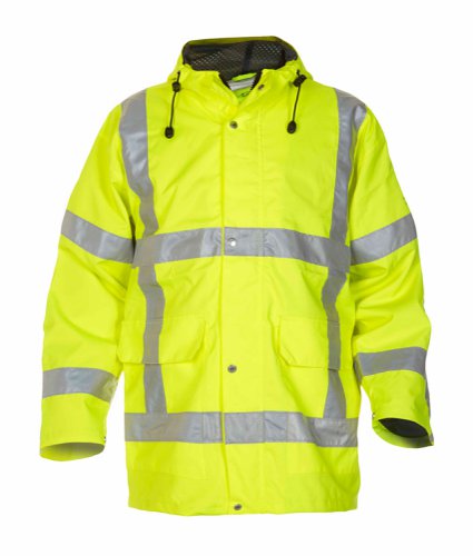 Hydrowear Uithoorn Simply No Sweat High Visibility Waterproof Parka Saturn Yellow L