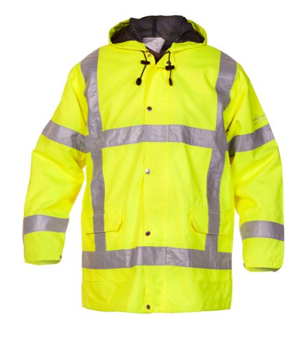 Hydrowear Uitdam Simply No Sweat High Visibility Waterproof Jacket Saturn Yellow 3XL