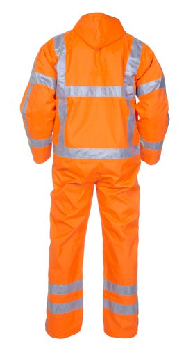 HYD072380ORXXL Hydrowear Ureterp Simply No Sweat High Visibility Waterproof Coverall Orange 2XL