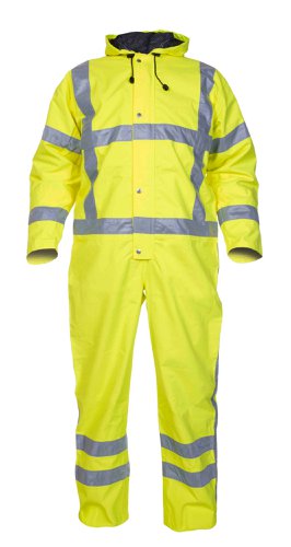 Hydrowear Ureterp Simply No Sweat High Visibility Waterproof Coverall Saturn Yellow XL