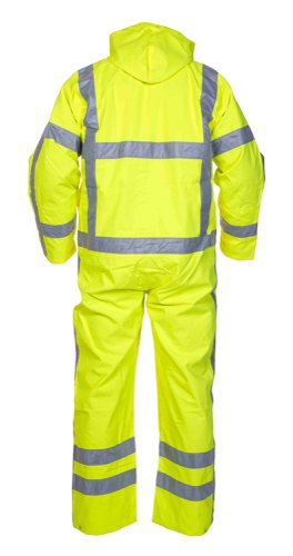 HYD072380SYL Hydrowear Ureterp Simply No Sweat High Visibility Waterproof Coverall Saturn Yellow L