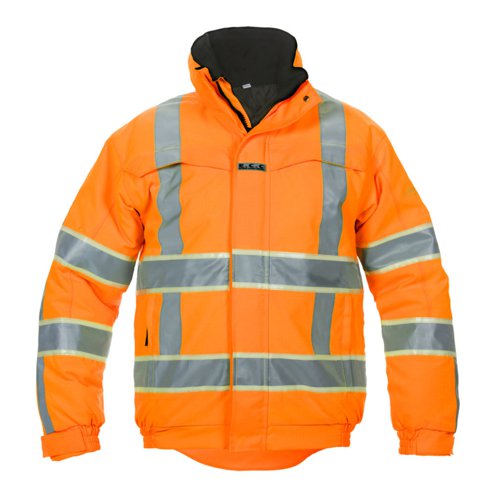 Hydrowear India High Visibility Glow In dark Pilot Jacket Orange XL