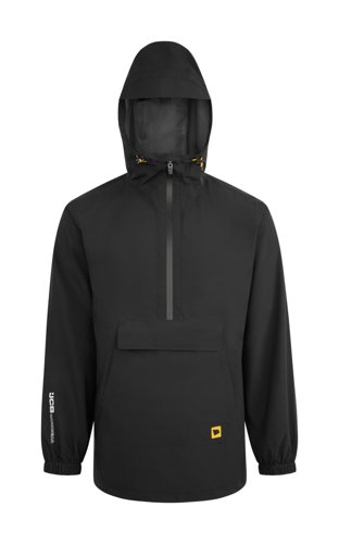 JCB Unisex Lightweight Waterproof Jacket Black 2XL