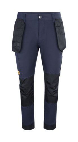 JCB Mens Stretch Holster Pocket Trouser Navy 28R
