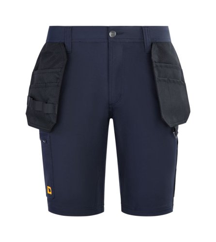 JCB Unisex Stretch Holster Pocket Shorts Navy 34