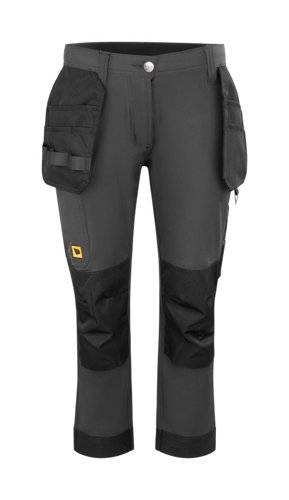 JCB Ladies 4-Way Stretch Holster Pocket Trouser Dark Shadow 08R