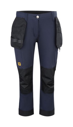 JCB Ladies Stretch Holster Pocket Trouser Navy 14R