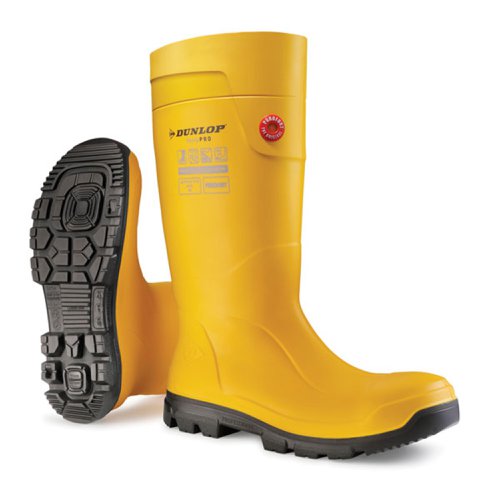 Purofort Terrapro Full Safety Yellow Wellington Size 09/43