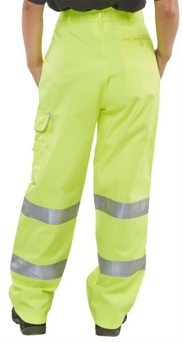 Beeswift Ladies Polycotton High Visibility Trousers Beeswift