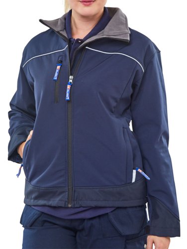 Beeswift Click Ladies Soft Shell Water Resistant Jacket