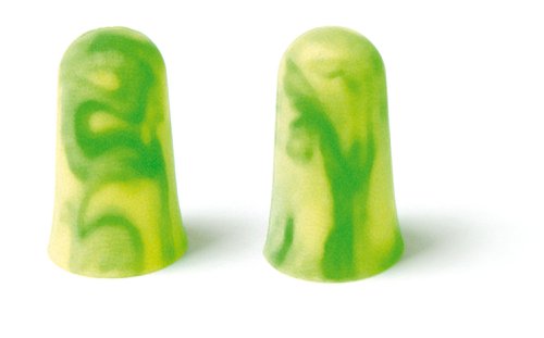 MOL7700 | Comfortable PU foam ear plugs suited to protect against long term exposure, Soft material that is easy to insert, Protection against higher noise levels, Bright and colourful for easy compliance check SNR = 36dB 200 pairs per box Conforms to EN352-2:2002.