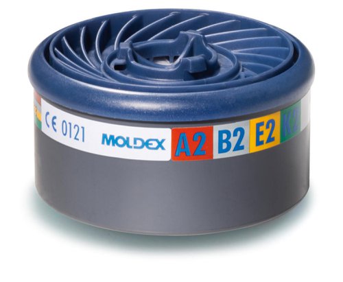 Moldex Abek2 7000 / 9000 Particulate Filter Easylock System Blue M9800 (Box of 8)