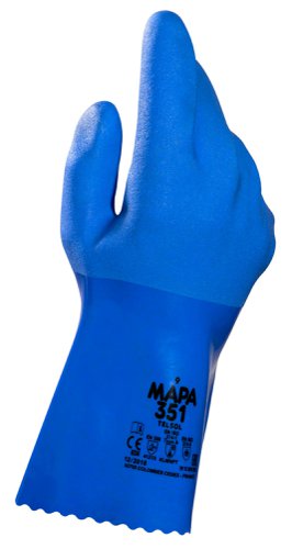 Mapa Telsol 351 Gloves Size 09 Blue (Pack of 12)