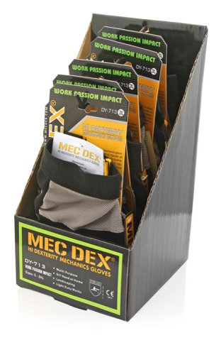 Mec Dex Work Passion Impact Mechanics Glove M (Pair)  MECDY-713M