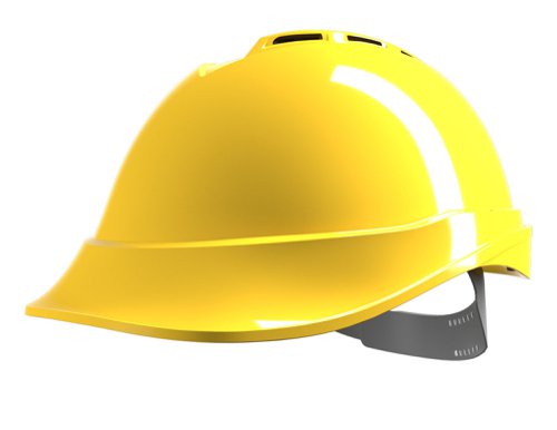 MSA V-Gard 200 Vented Safety Helmet Yellow 