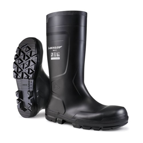 Work-It Full Safety Pvc Wellington Black Sz 09 (43)