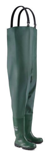 Work-It Full Safety Chest Wader Green Size 10.5 (45)