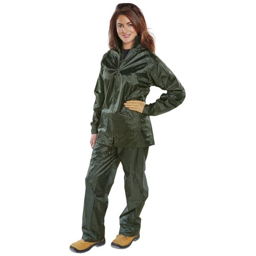 Beeswift Nylon b-dri suit olive 3XL