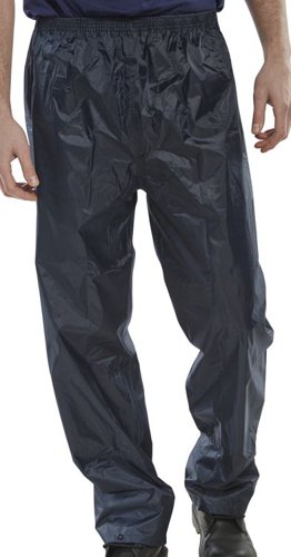 Beeswift B-Dri Weatherproof Trousers Nylon Lightweight Navy