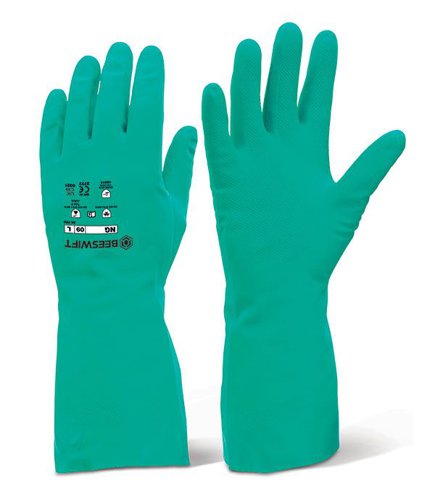 Nitrile Green Glove