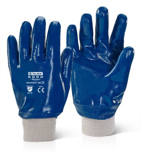 Nitrile K/W F/C H/W Blue Glove