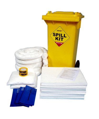 Fentex Oil & Fuel Wheelie Bin Spill Kit 125 Litre